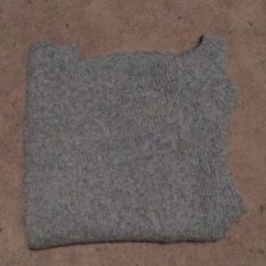 Gray knitted t-shirt
